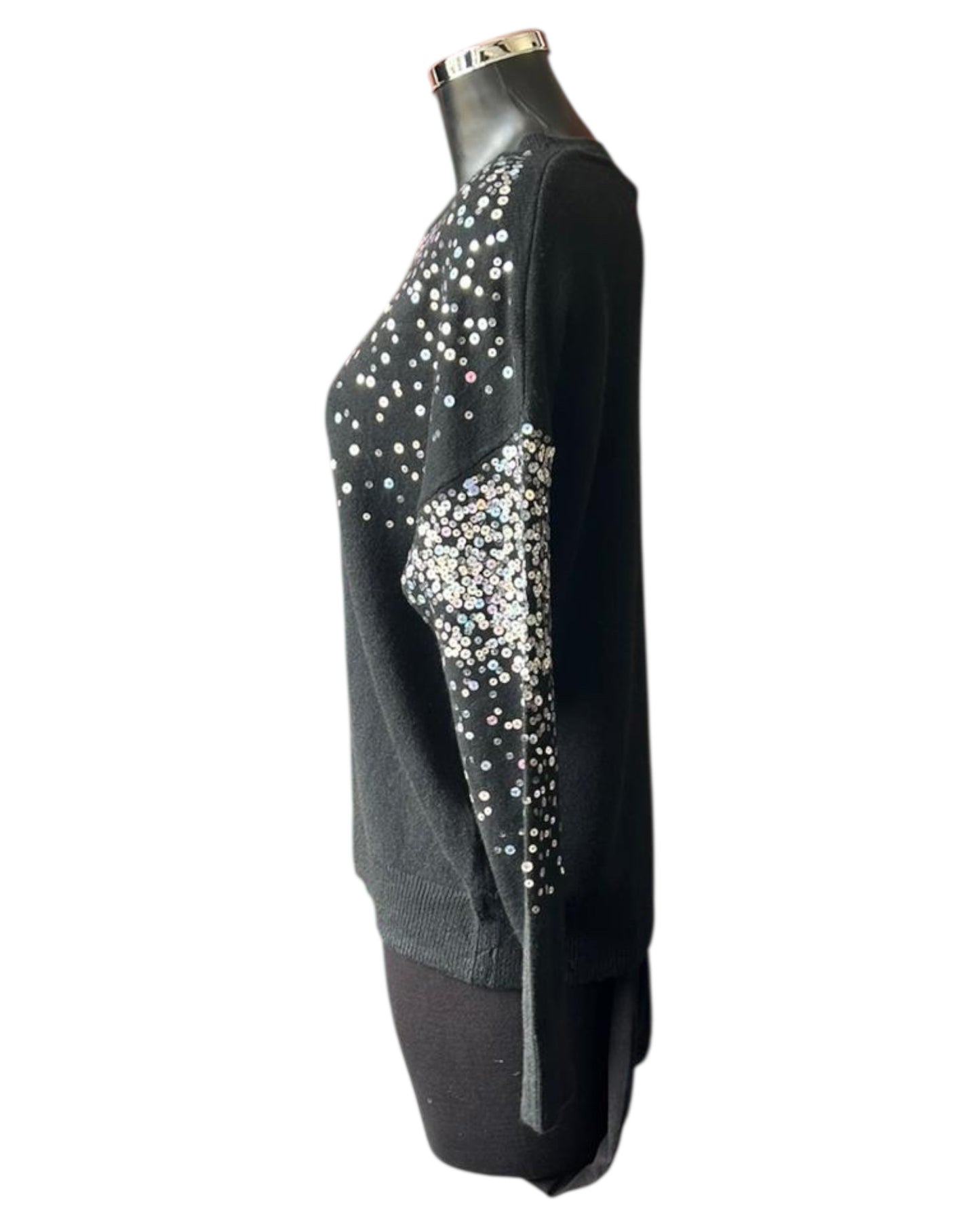 Lulu sparkle jumper - Black