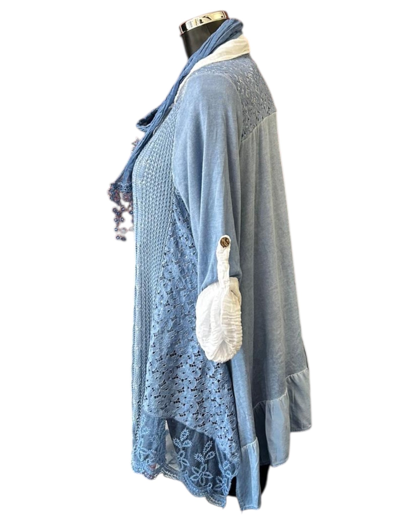 Gigi 2 piece tunic set - Denim