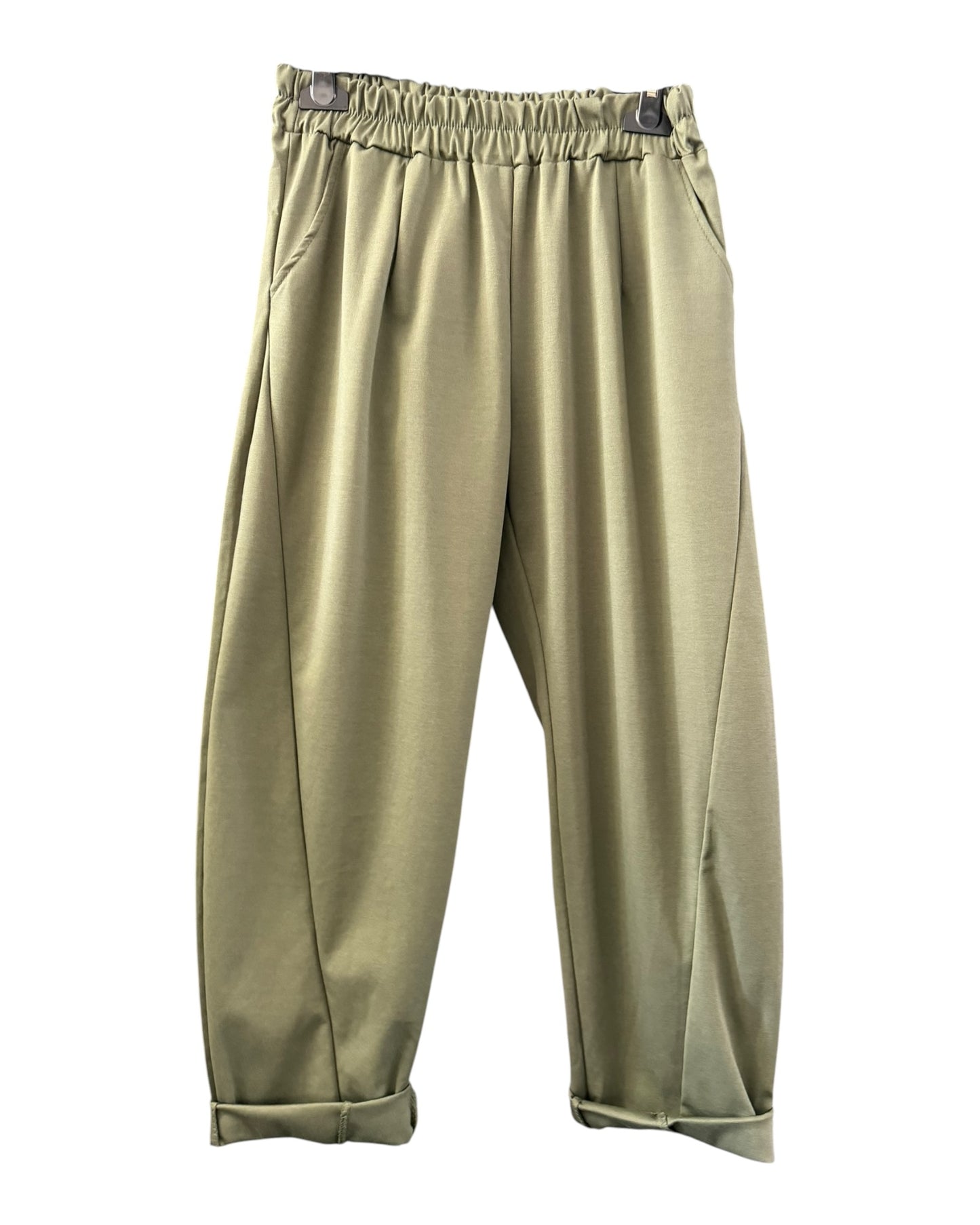 Priya jersey balloon trousers - Khaki