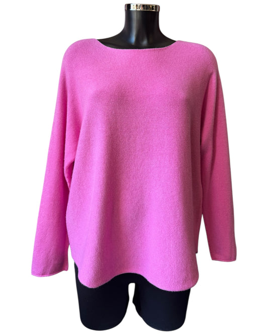 Toni short soft plain jumper - Candy Pink