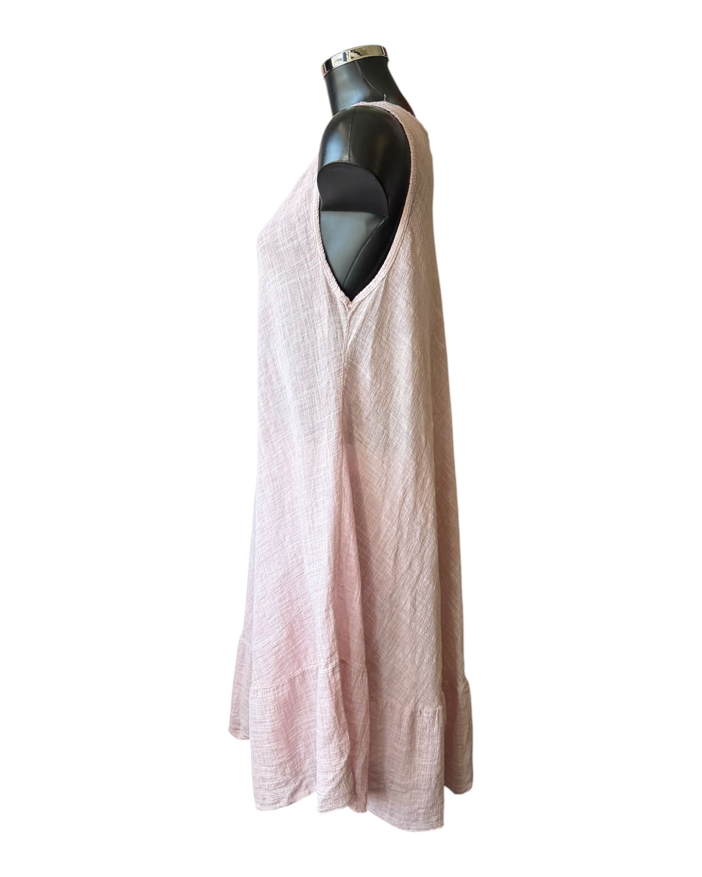 Alice sleeveless bias cut dress - Pink