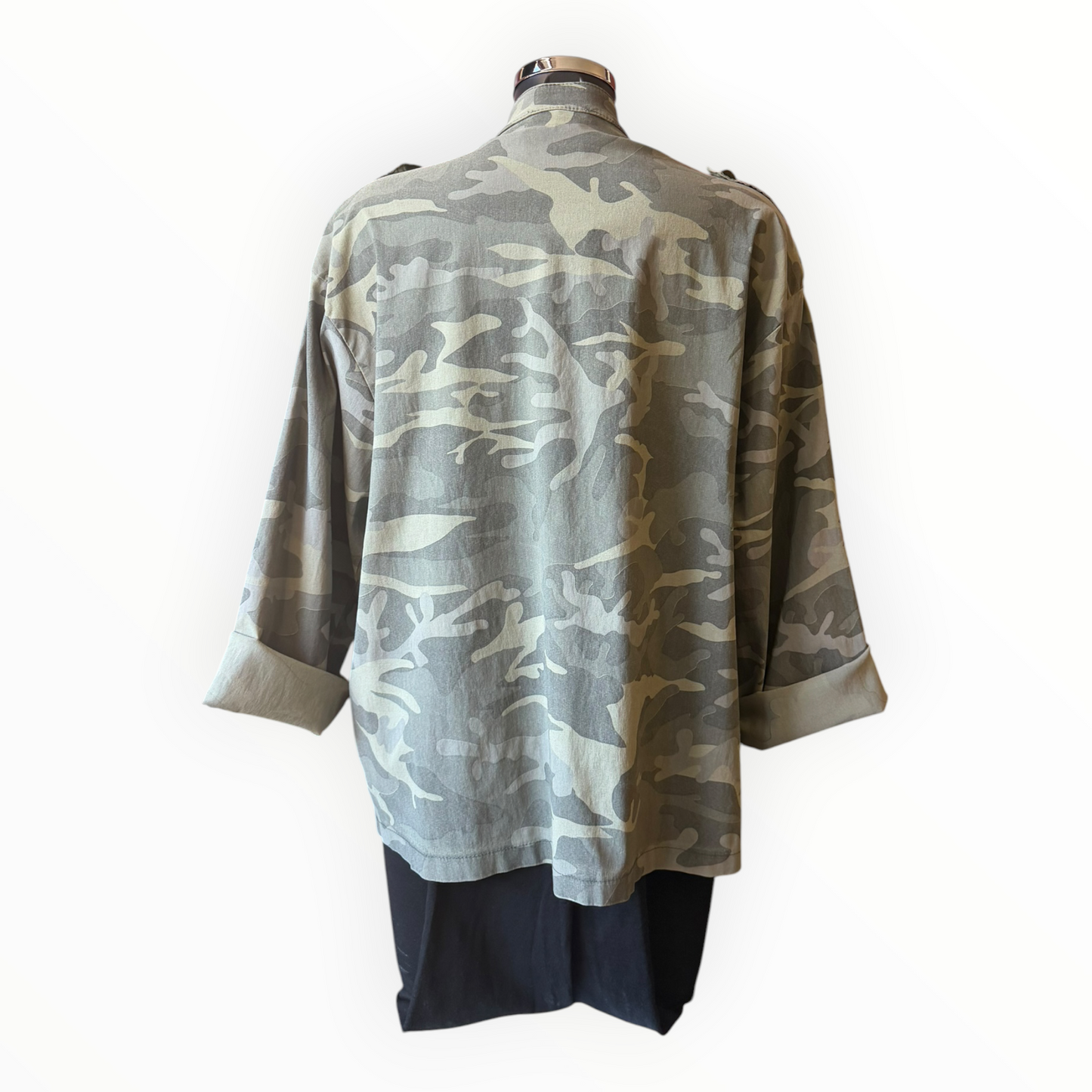 Martha military camouflage jacket - Green mix