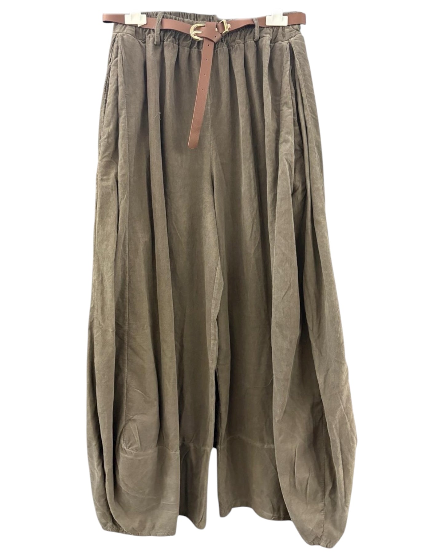 Gia needlecord quirky trousers - Taupe