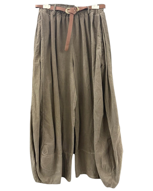 Gia needlecord quirky trousers - Taupe