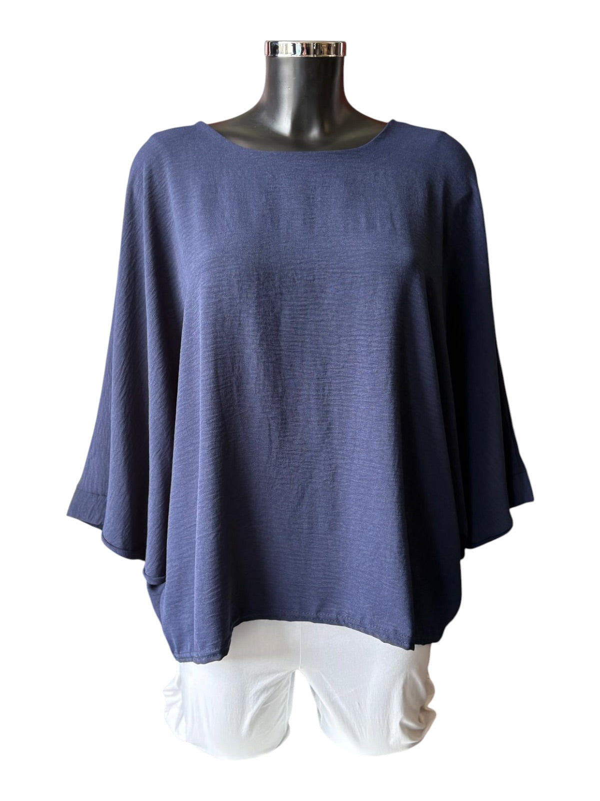 Lucy batwing top - Navy