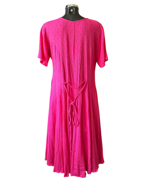 Orientique Dobey godet dress - Hot pink