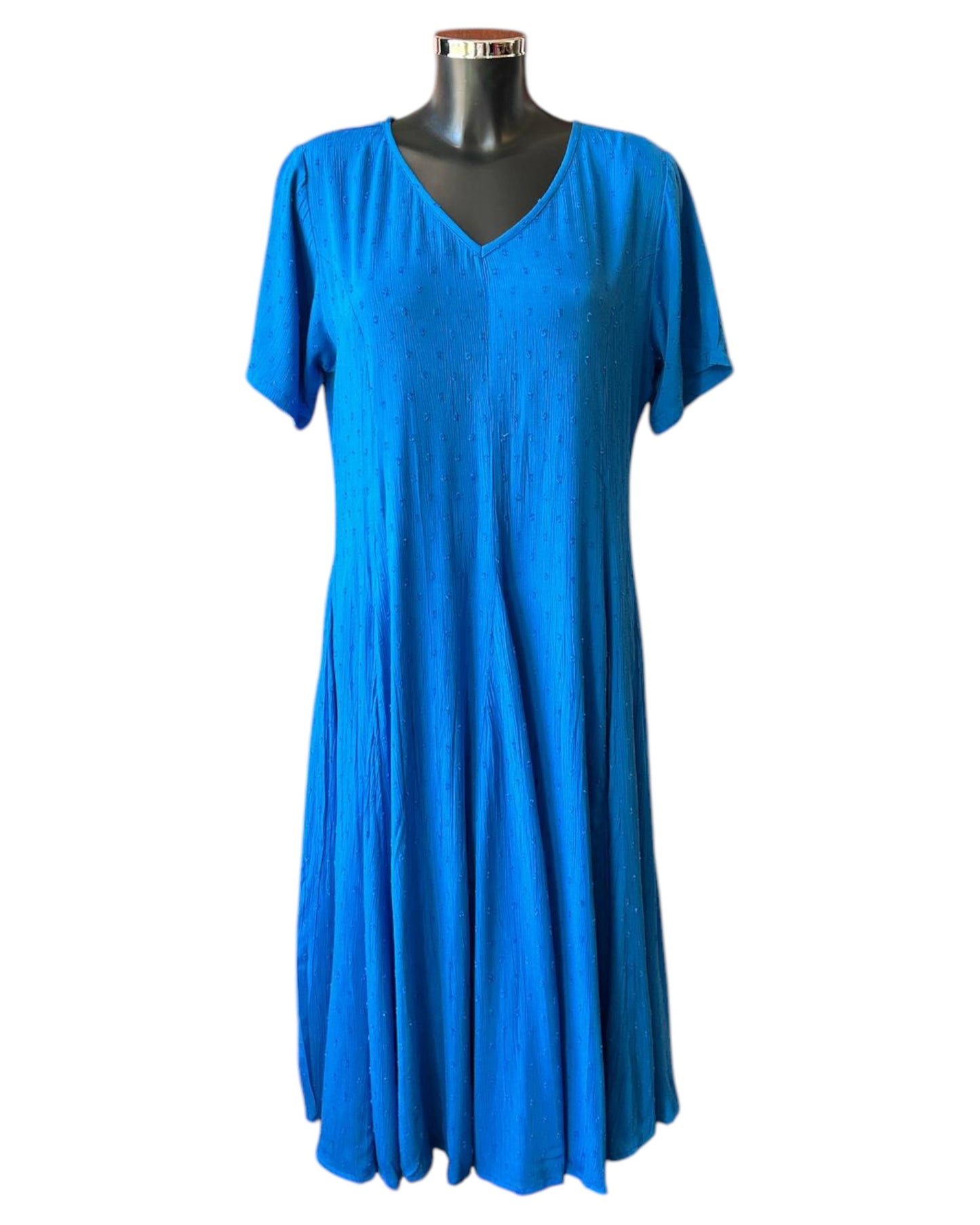 Orientique Dobey godet dress - Electric Blue