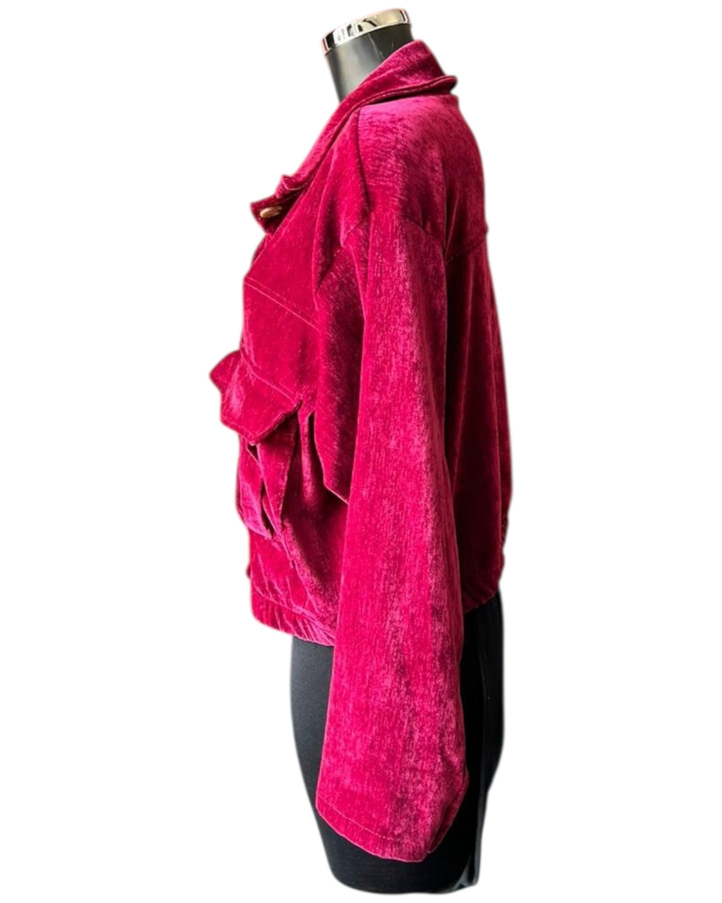 Roxy velvet feel bomber jacket - Bordeaux
