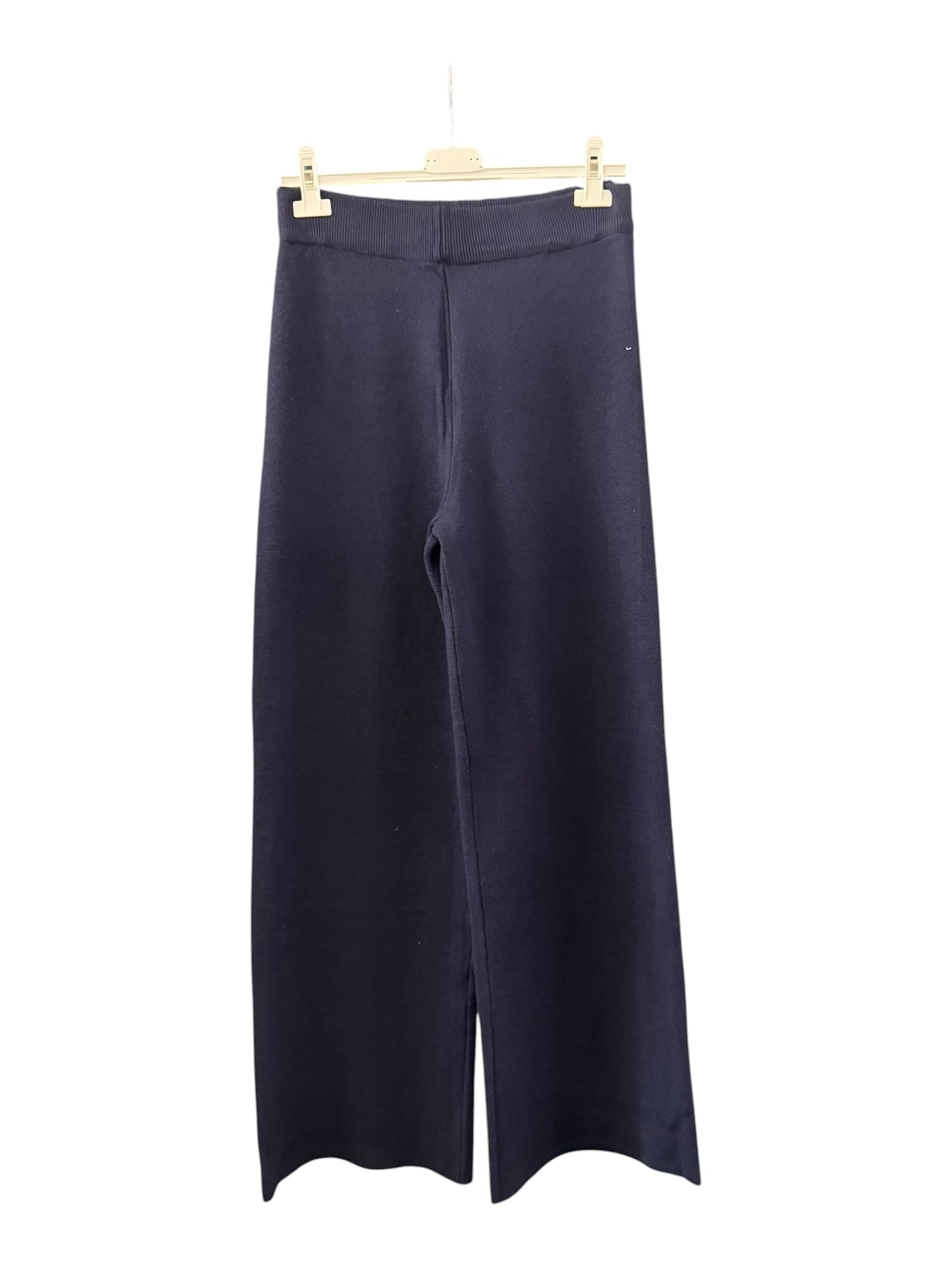 Enya b knit wide leg trousers - Navy
