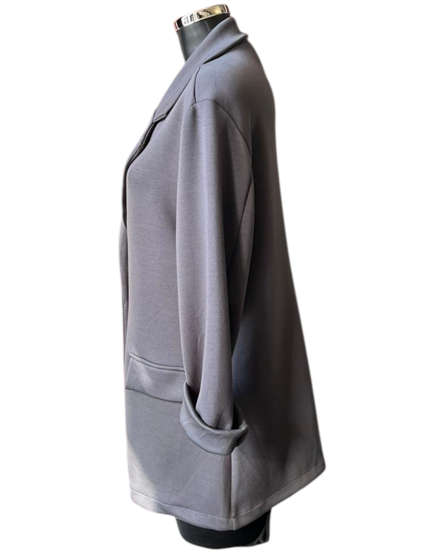 Abbie grey soft touch blazer
