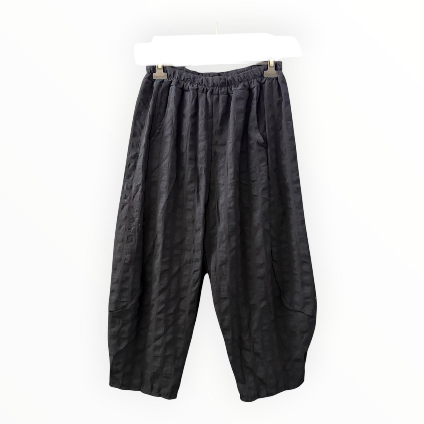 Eliza range checked Balloon trousers - Navy