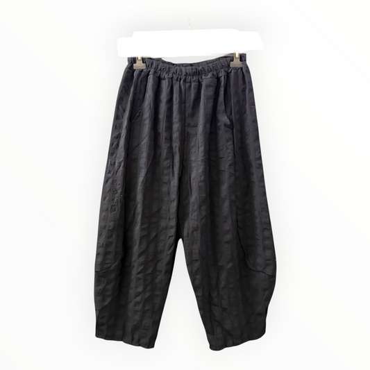 Eliza range checked Balloon trousers - Navy
