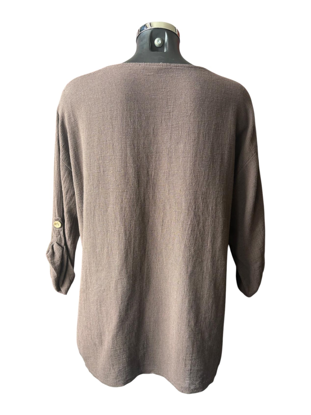 Casey range button sides top - Chocolate