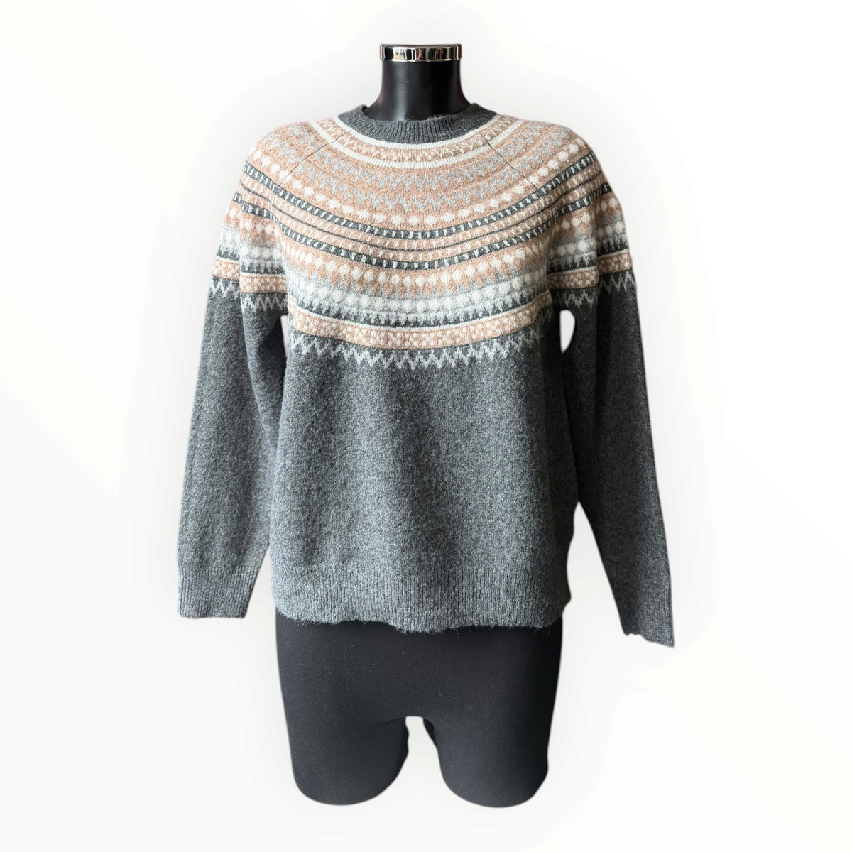 Willow fair isle jumper - Grey
