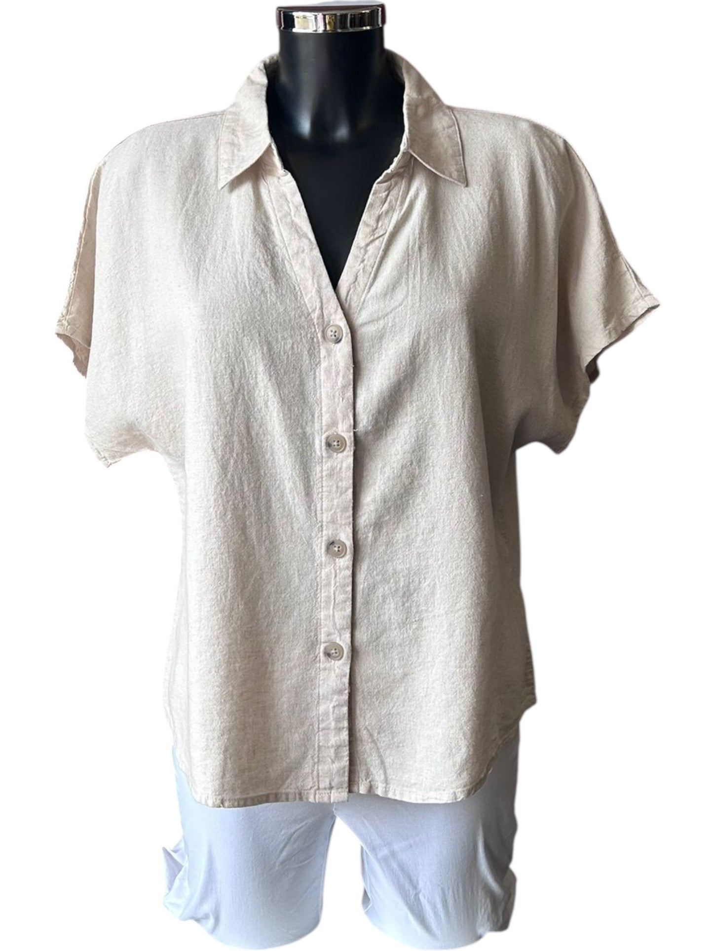 Byoung falakka v neck shirt - rainy day