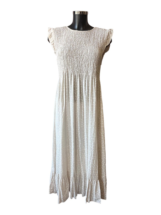 Molly midi dress - spot beige