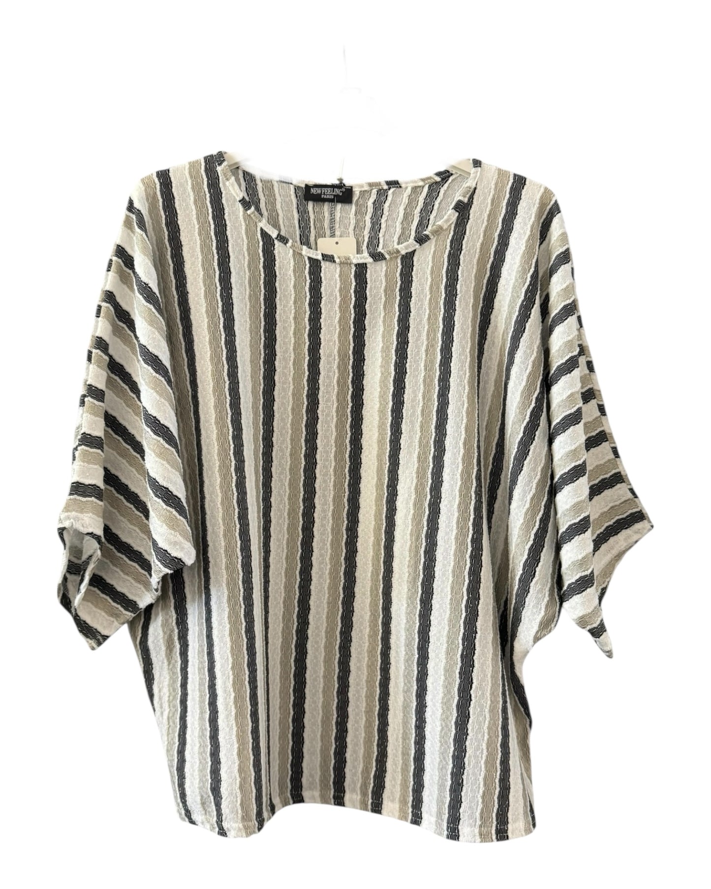 Paloma 2 piece striped co-ord trouser suit - Grey mix