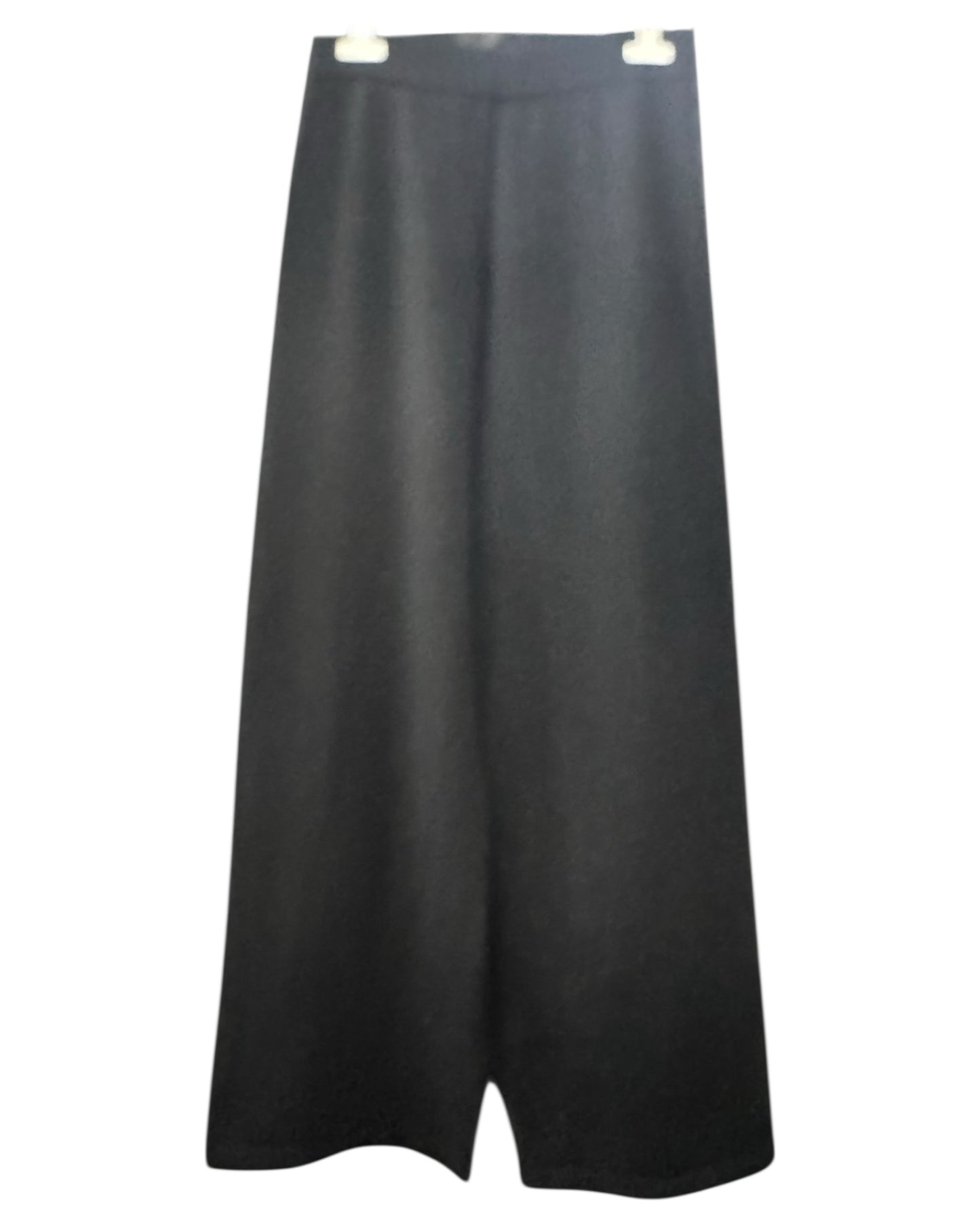 Davina premium knit wide leg trousers - Black