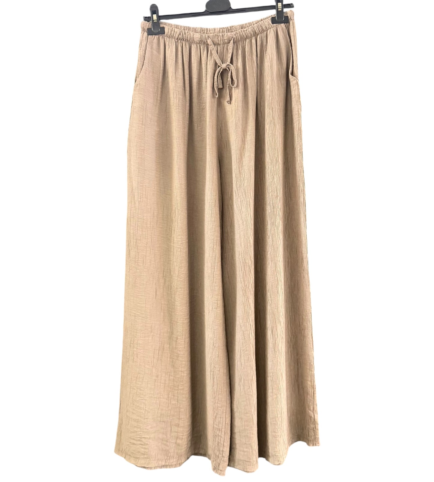 Milly range wide leg trousers - Mocha