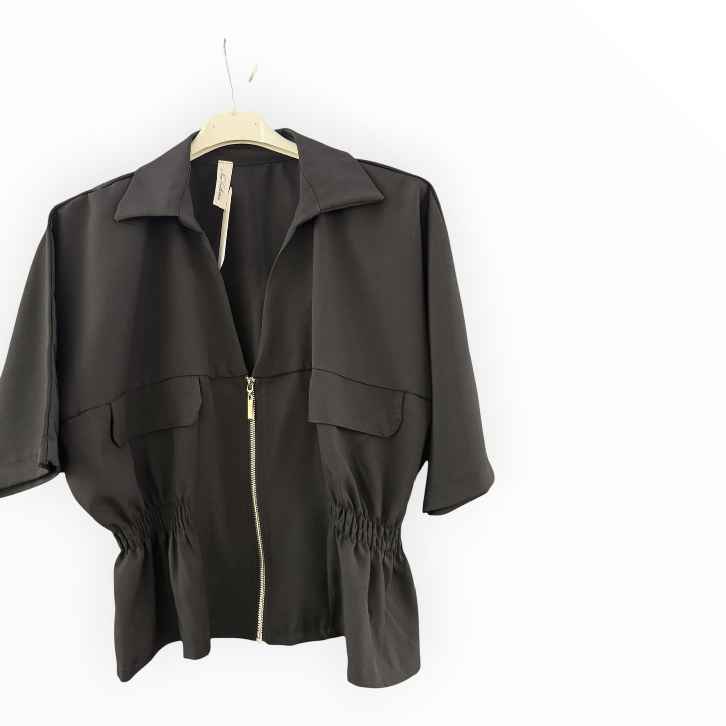 Mae safari style co-ord trouser suit - Black