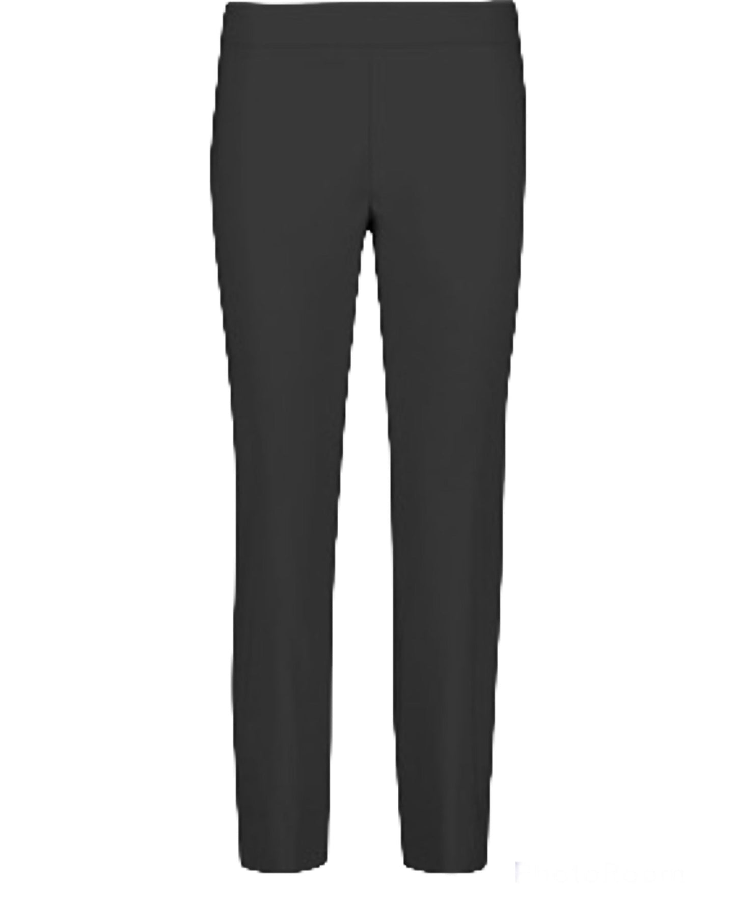 Foil 7/8 signature trapeze trousers - BLACK