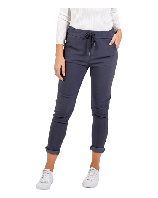 New Aria smooth super stretchy trousers - Charcoal
