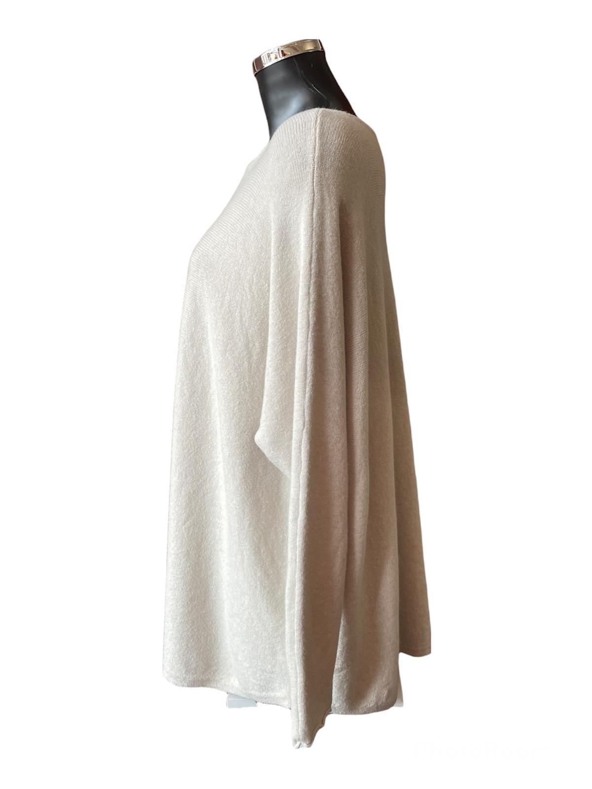 Sally soft knit swing jumper - Beige