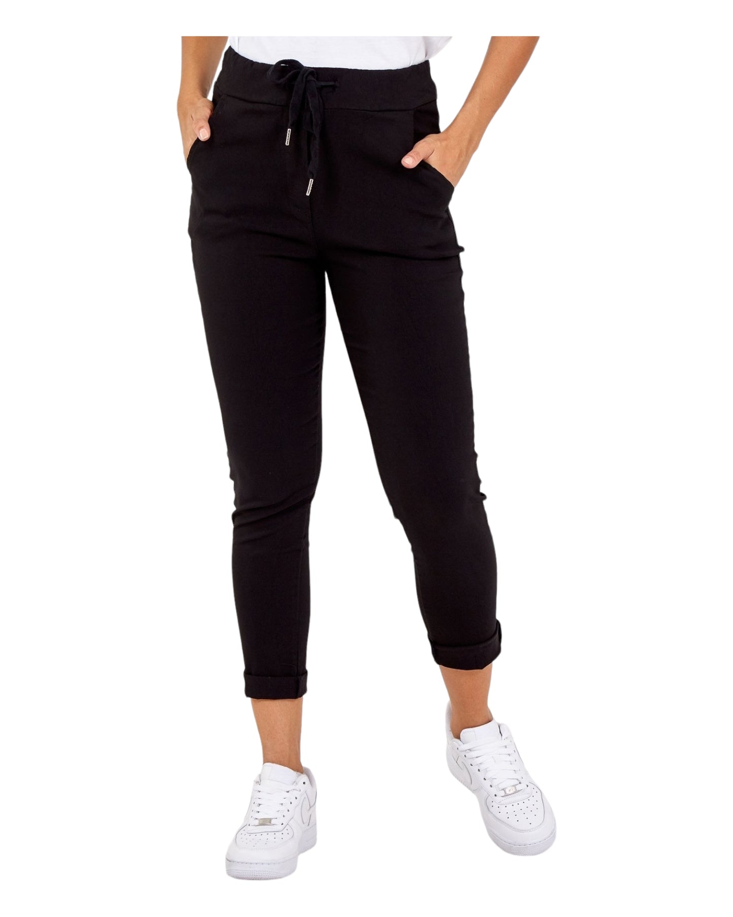 New Aria smooth super stretchy trousers - Black