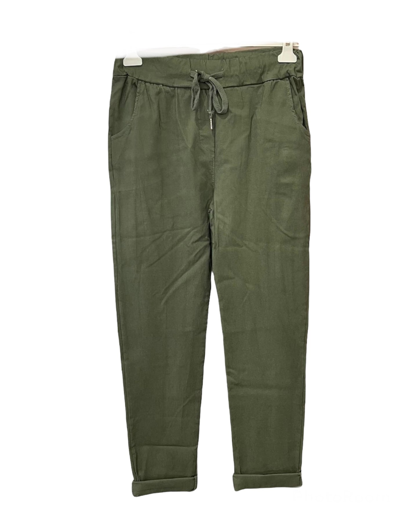 New Aria smooth super stretchy trousers - Khaki