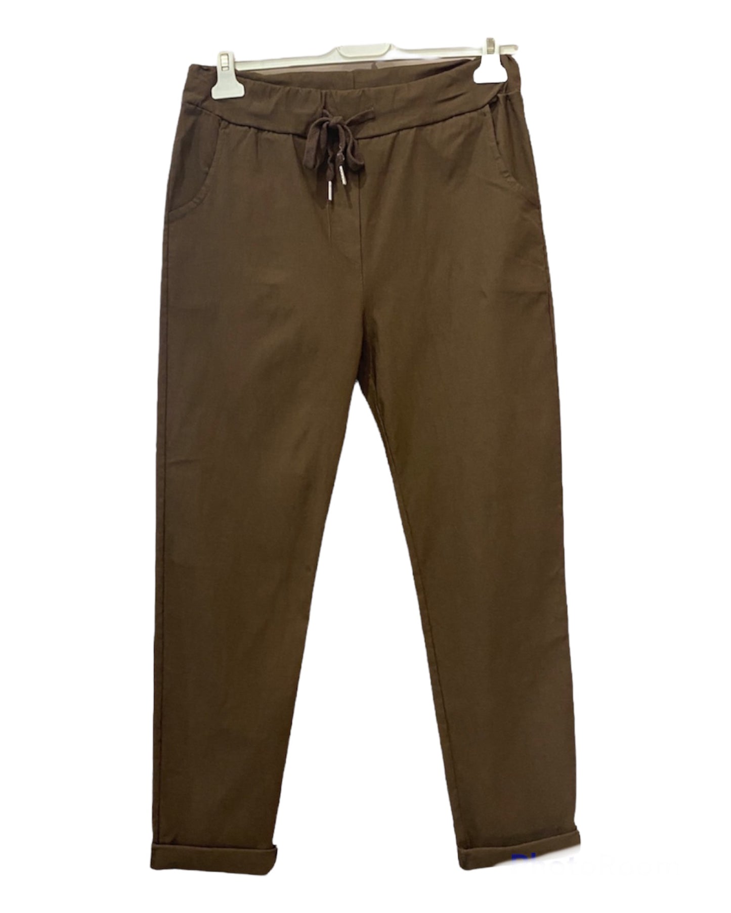 New Aria smooth super stretchy trousers - Chocolate
